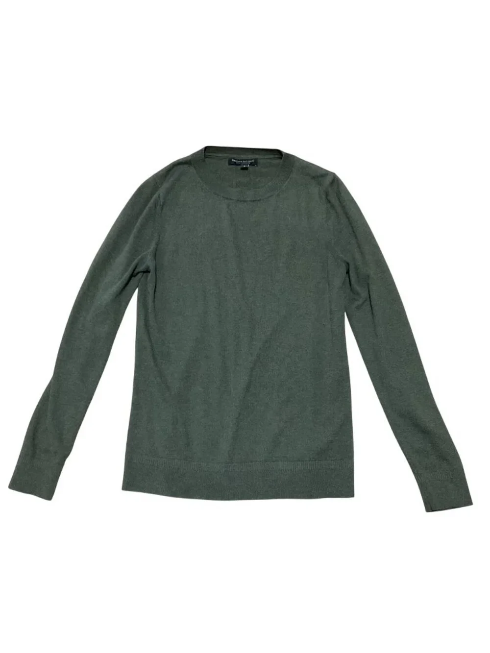 Banana Republic Silk Cashmere Blend Green Crewneck Sweater Size Small Mens